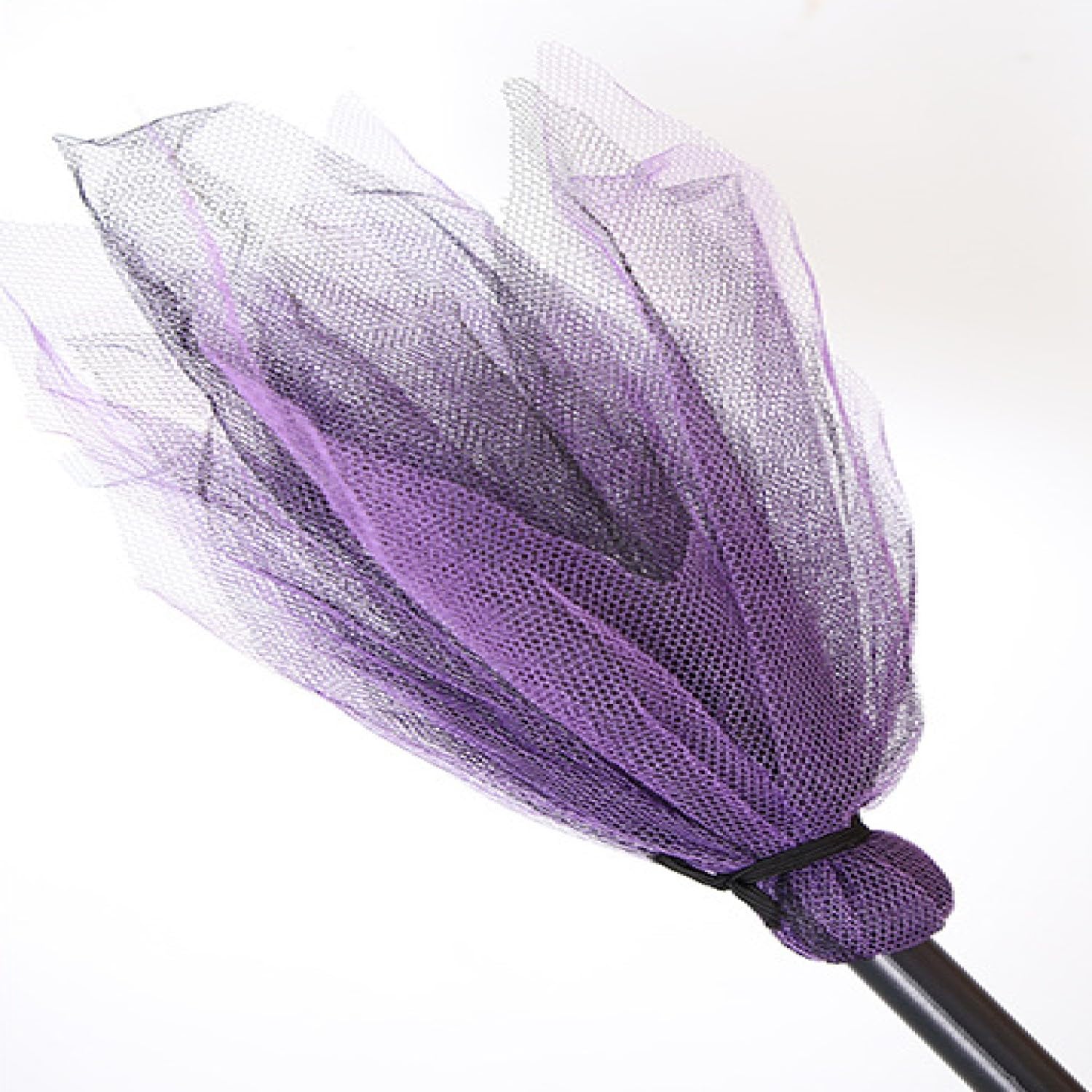 Lezevn Halloween Witch Brooms Witch Broomstick Halloween Party Props Witch Brooms for Cosplay Costume Decoration (Orange) - Image 3