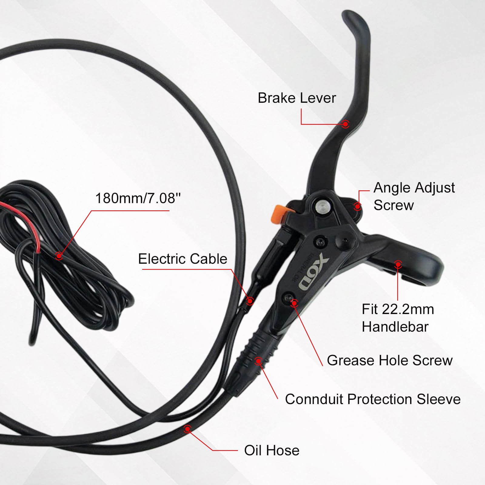 Amazon.co.jp: 電動バイク 油圧ディスクブレーキセット マウンテン