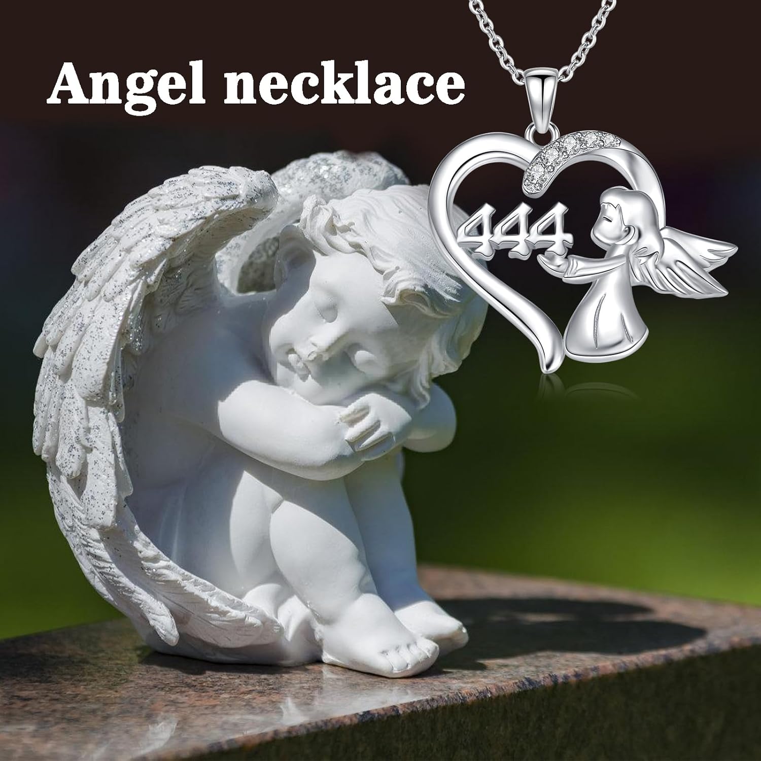 Angel Number Necklace for Women 925 Sterling Silver 1111/222/444/777 Pendant Necklace Jewelry Gifts - Image 6