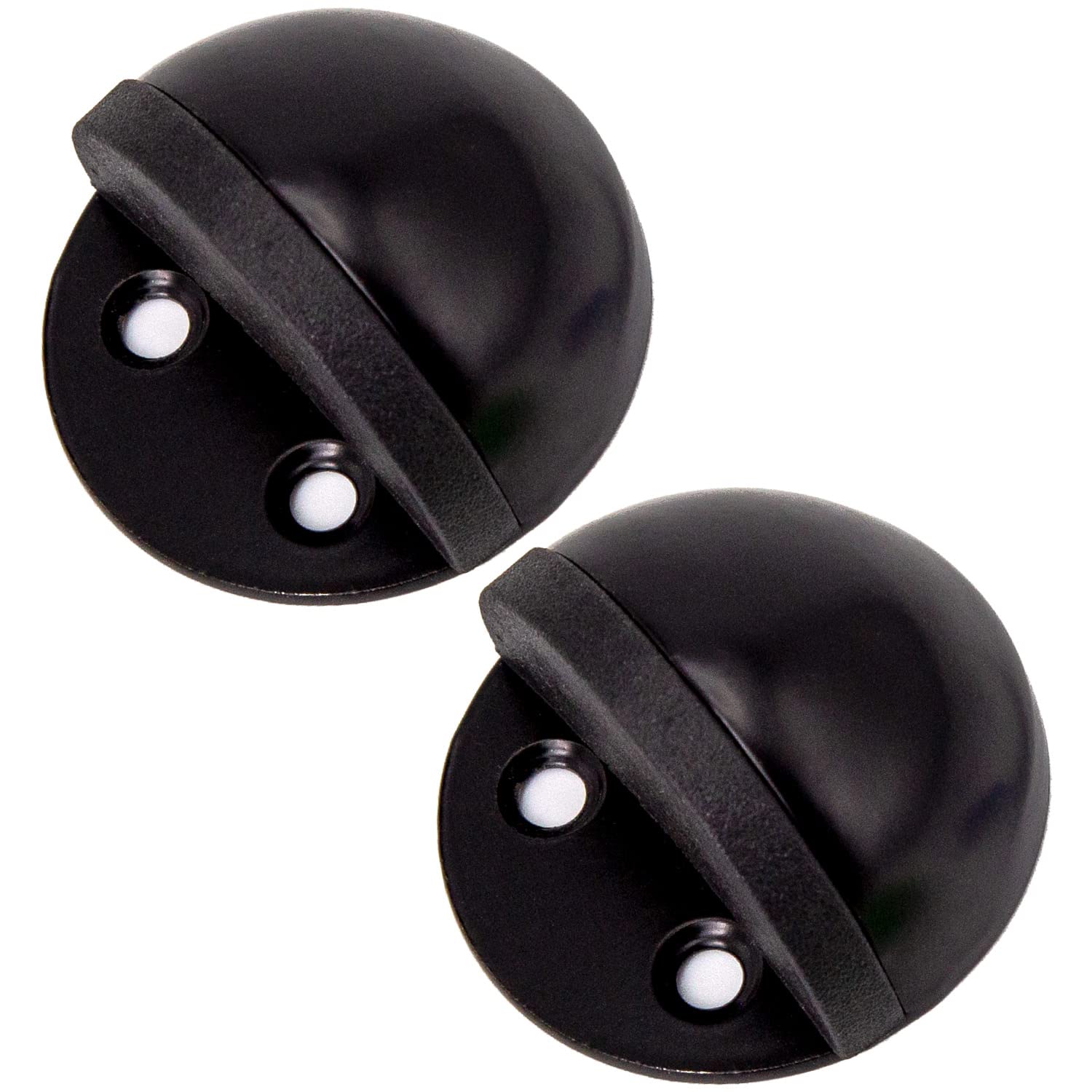 ARISTOS HOME Door Stopper 2 Pack, Rubber Bumper adhesive Door Stops No Drilling Doorstop Wall Protector for Sliding bam Glasee Door