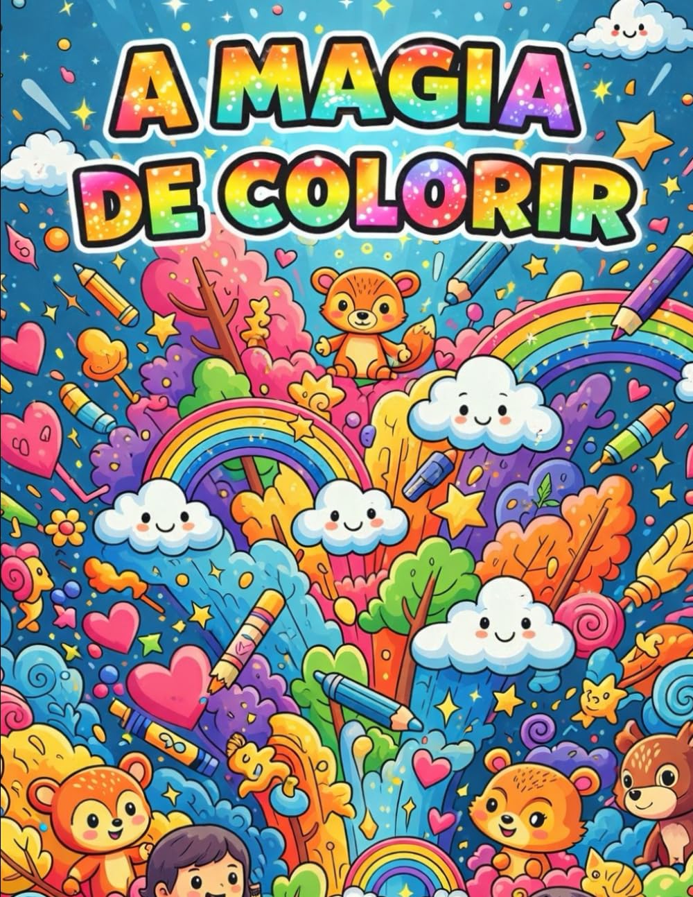 A Magia de Colorir: Animais fofos para colorir