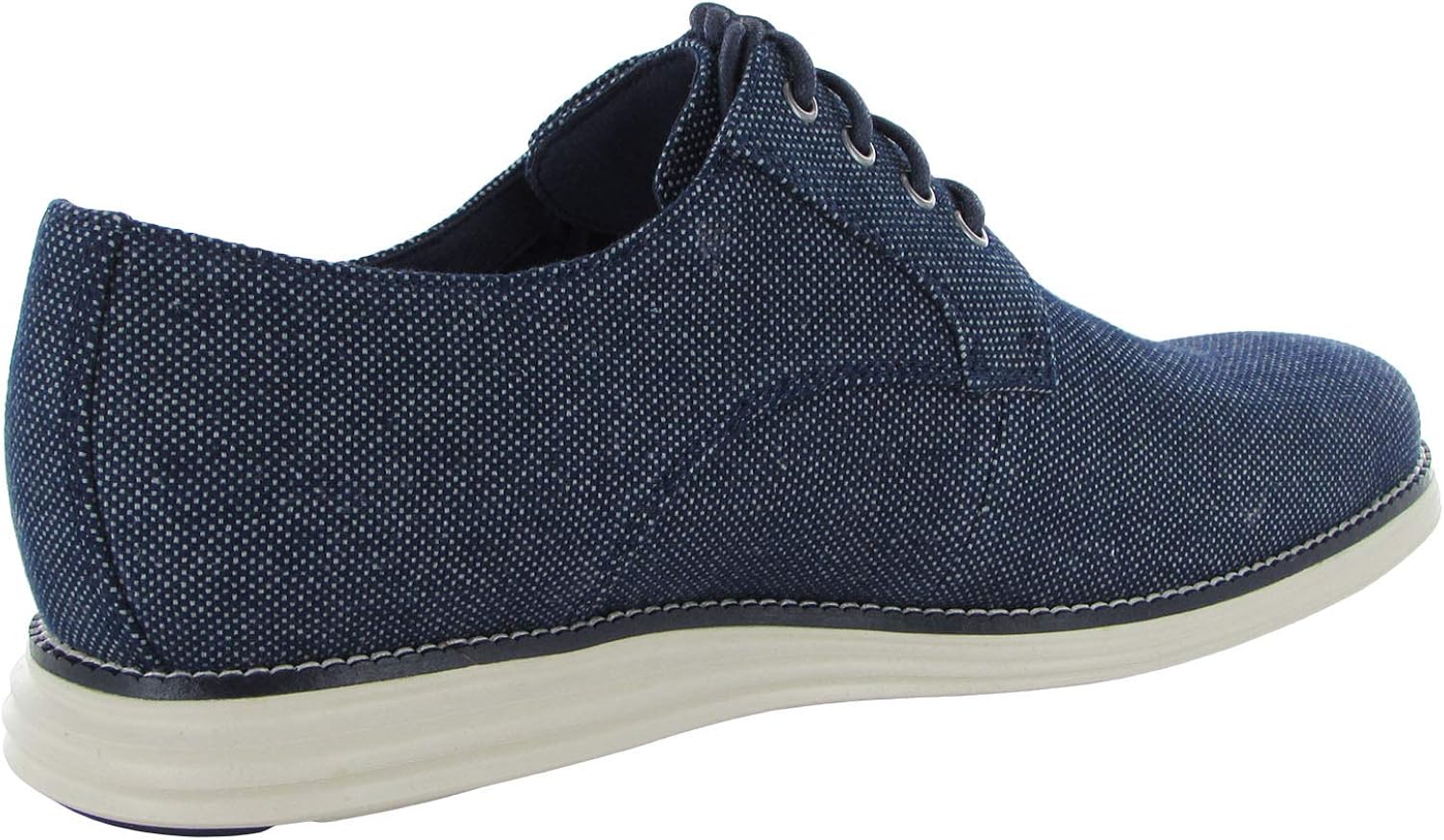 Cole Haan Men's W.Original Grand Plain Toe Oxford 7 Wide Marine Blue-shadow-ivory