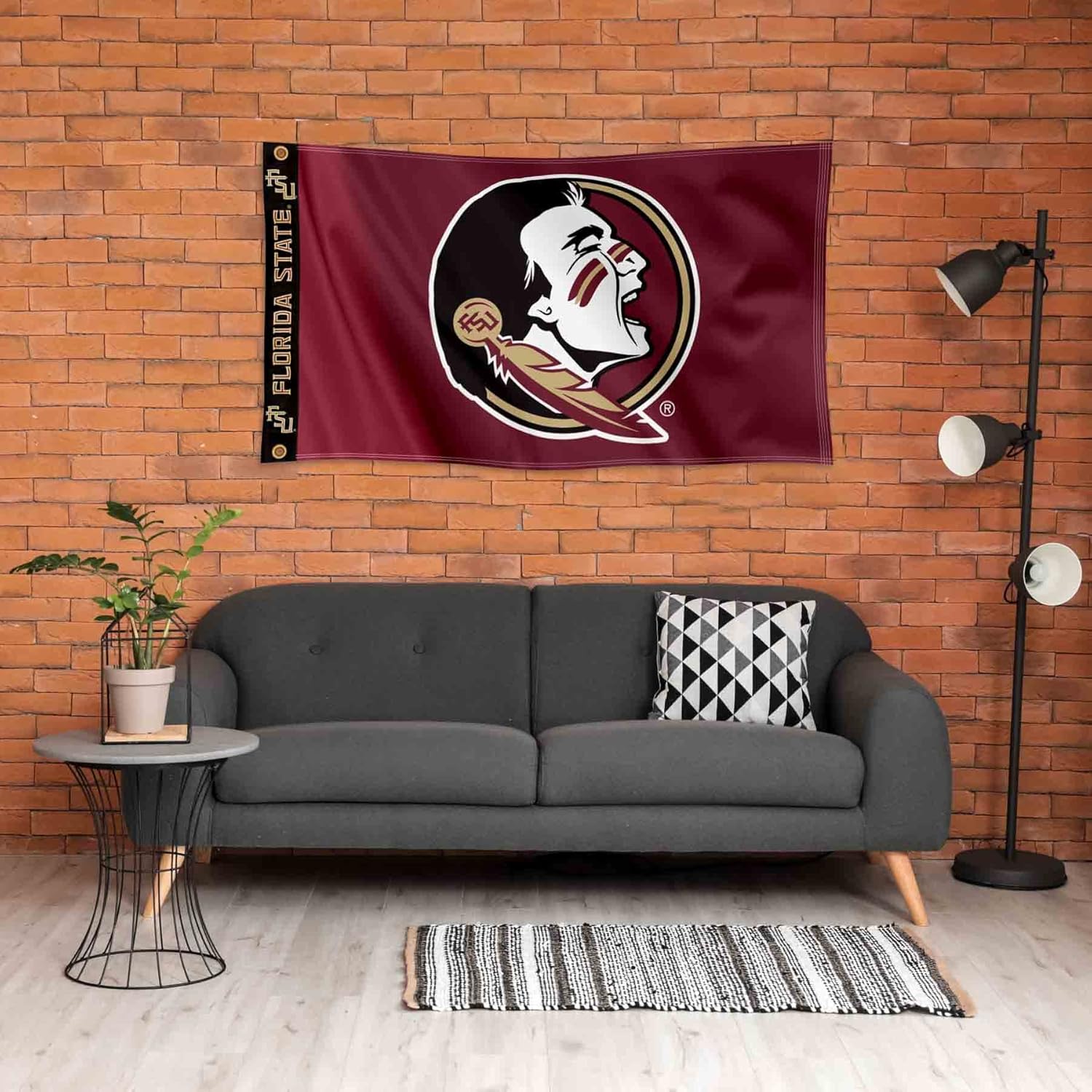 College Flags & Banners Co. Florida State FSU Noles Printed Header 3x5 Foot Banner Flag - Image 4