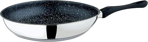 Miniatura 8 de MEPRA, Sartén GLAMOUR STONE 20 CM, ACABADO EN ACERO INOXIDABLE NEGRO