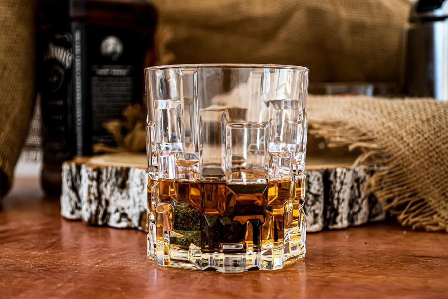 Red-Rubby 350ML Water Glass Tumbler Highball Glasses Clear Iced Tea and Glasses for Drinking Cocktail, Juice, Milkshake, Coke, Soda, Dishwasher Safe Pack of (Crytal Glasses, Set of 2) 3