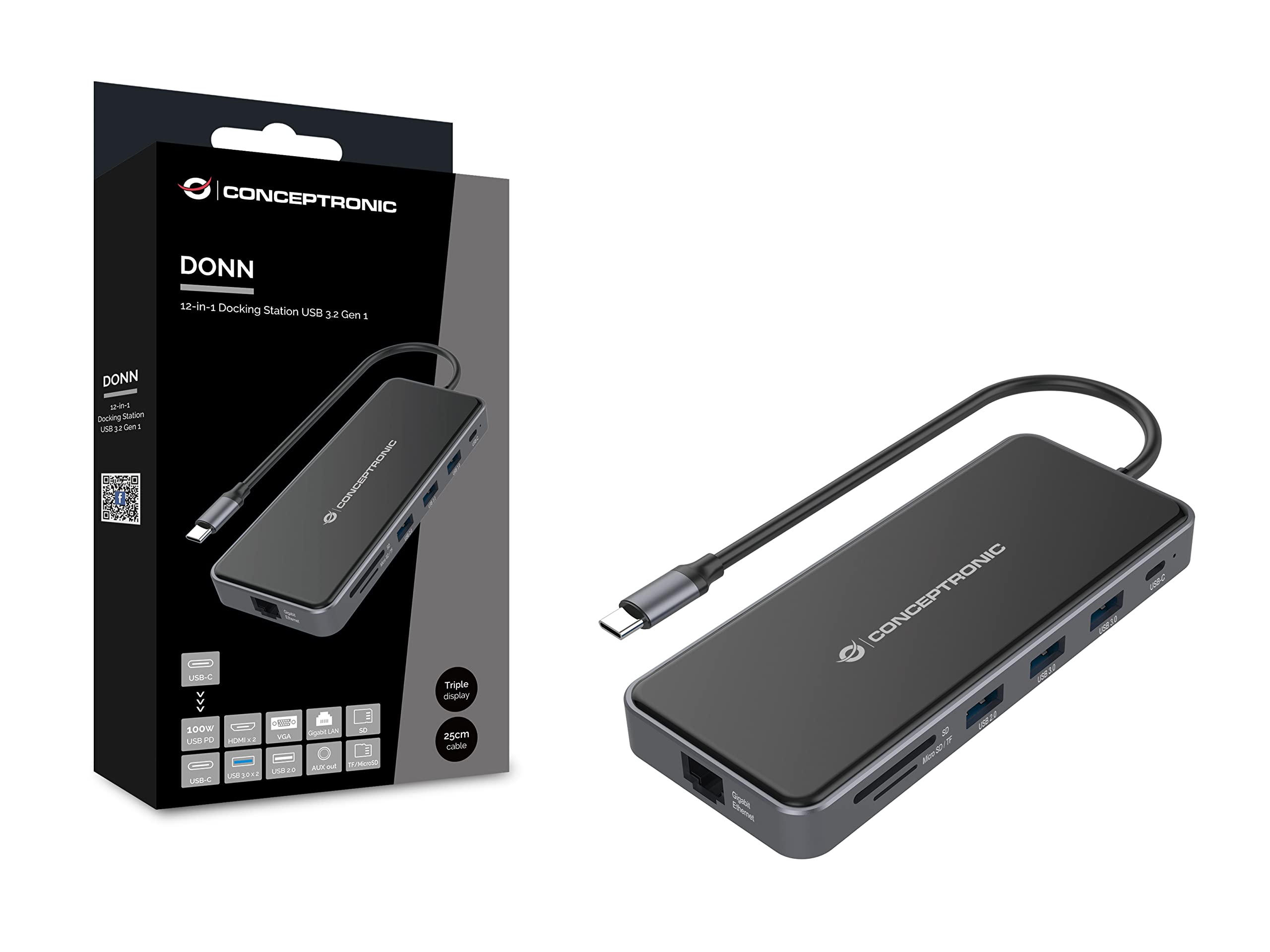 12-in-1 dock.station usb 3.2 gen.1 donn015g