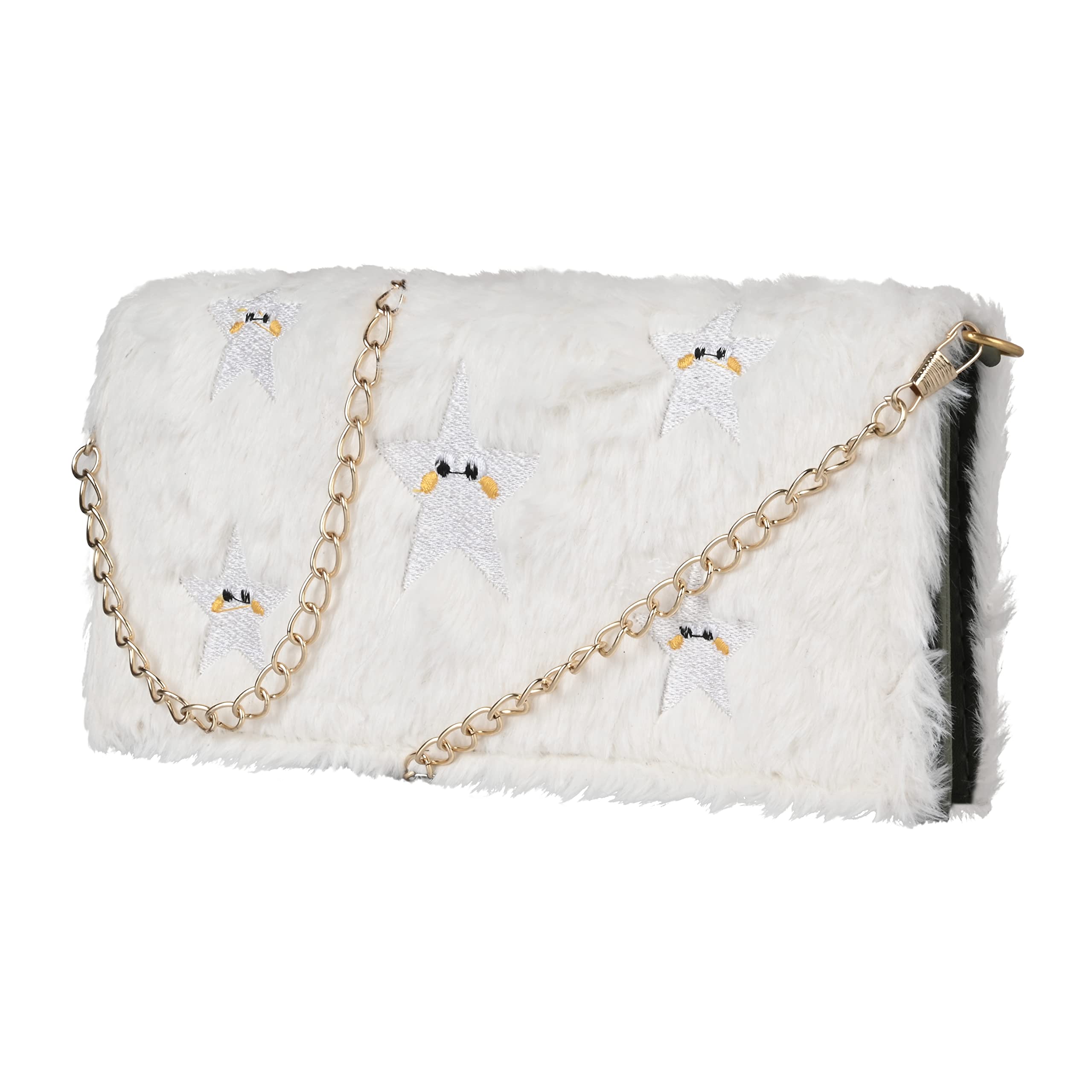 Wild MapleTrendy Women Fur Sling Bags