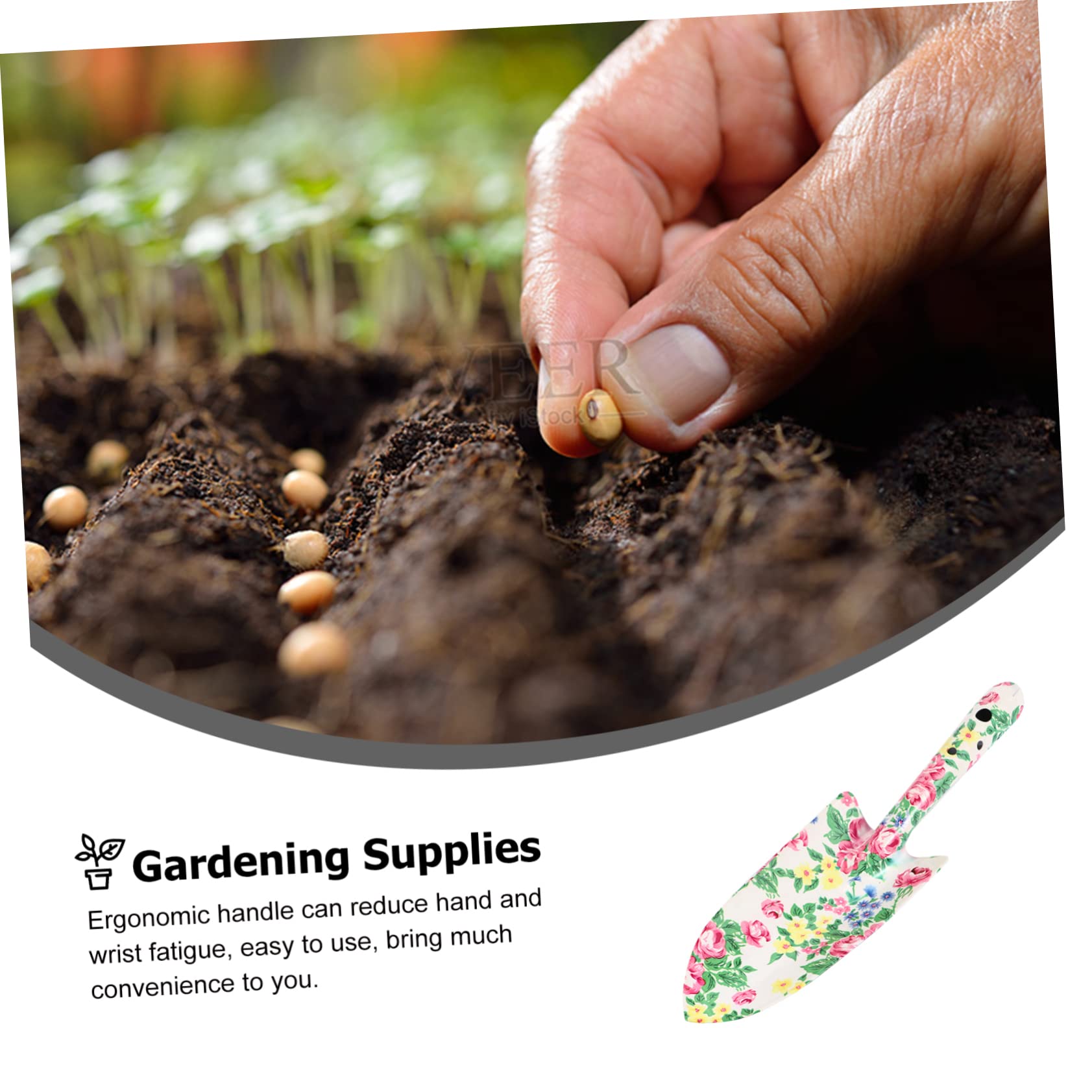 TOYANDONA 2 Pezzi Di Stampa Da Giardinaggio Pala Da Cazzuola Pale Da Bucato Vanga Pala Da Neve Pala Da Campeggio Strumento Per Diserbo Rastrelli Attrezzi Da Giardino Pala Da