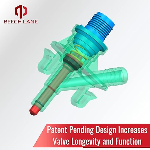 Miniatura 4 de Beech Lane Kit de válvula de agua mejorado que reemplaza 385311641 para inodoros Dometic 300, 310 y 320, mayor resistencia a la congelación, larga