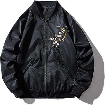 XYXIONGMAO Japanese Dragon Men Street Style Oversized Windbreaker Bomber Jacket Male Couple Hip-Hop Clothing