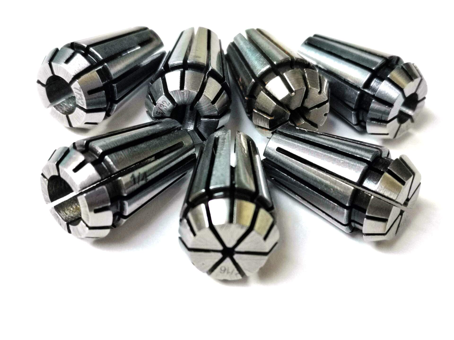 ER11 Collet Set - 1/8" & 1/4" for CNC Milling -19
