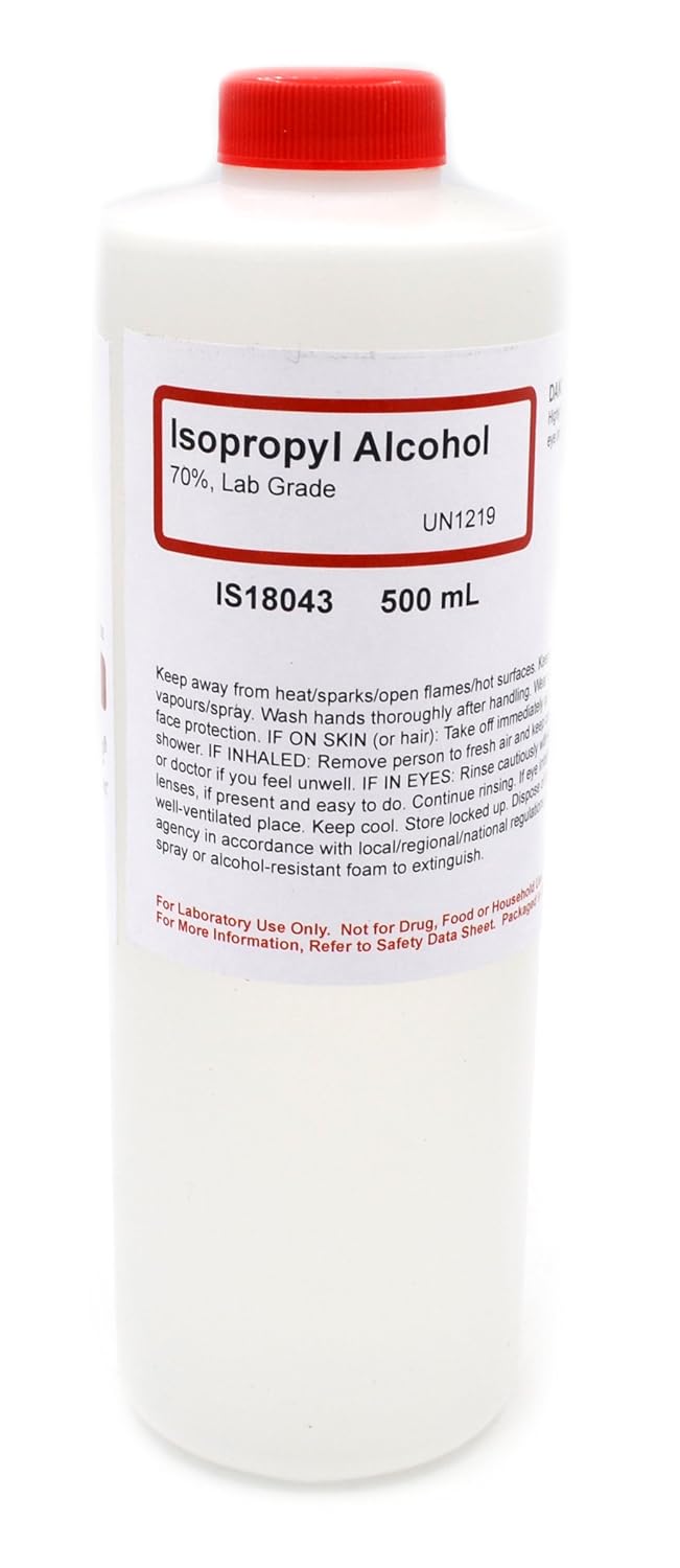 ALDON Innovating Science Laboratory-Grade Isopropyl Alcohol, 70%, 500mL - The Curated Chemical Collection