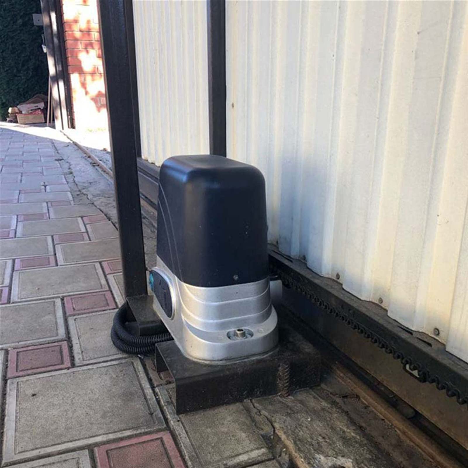 Automatyczne Samozamykacze, 130. 0 KG. Automatyczny elektryczny otwieracz bramki elektrycznej z 4M stałych stojaków zdalnego sterowania Przesuwne urządzenie do drzwi motorowej