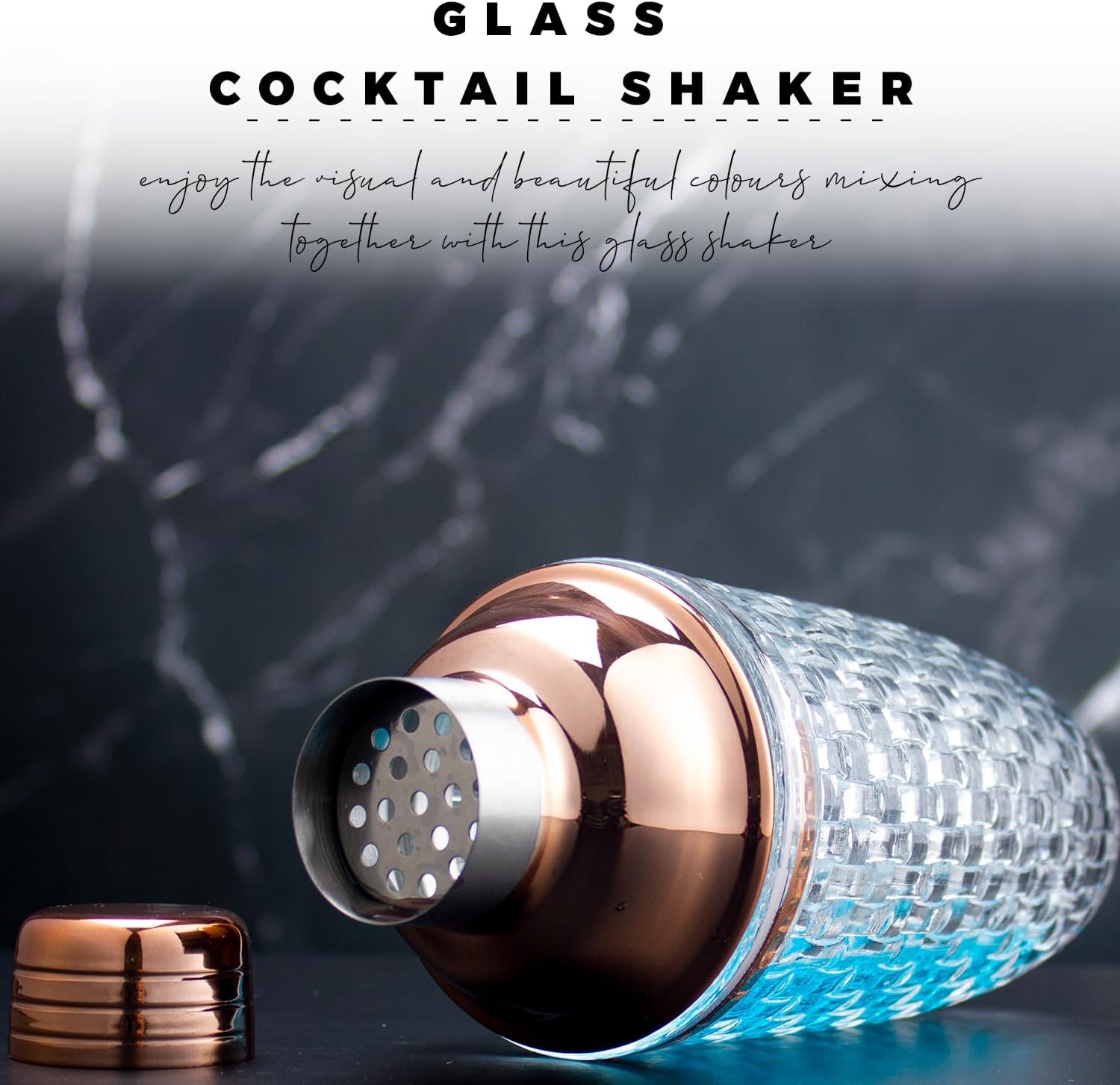 Cotail Shaker Set - Glass Mixed Drink Shakers Cotail Set, i