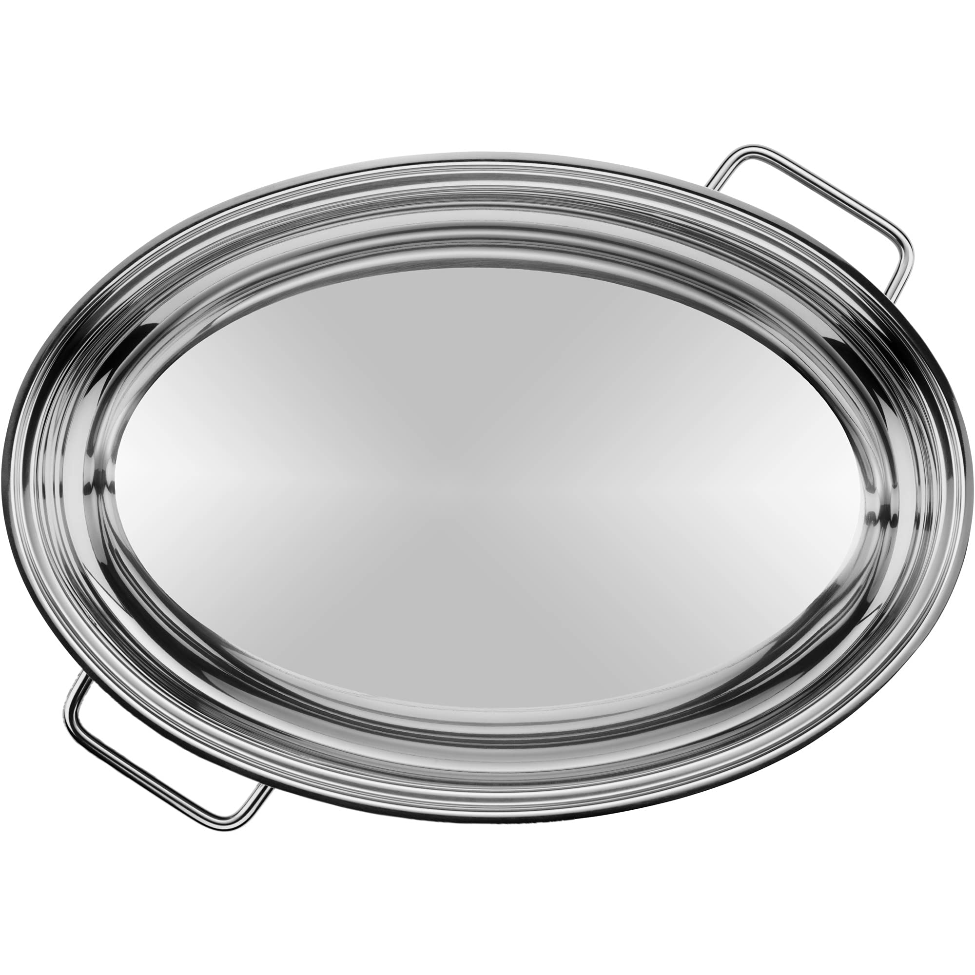 WMF 0788009990 - Rostiera in Cromargan: acciaio INOX 18/10, con coperchio utilizzabile come padella