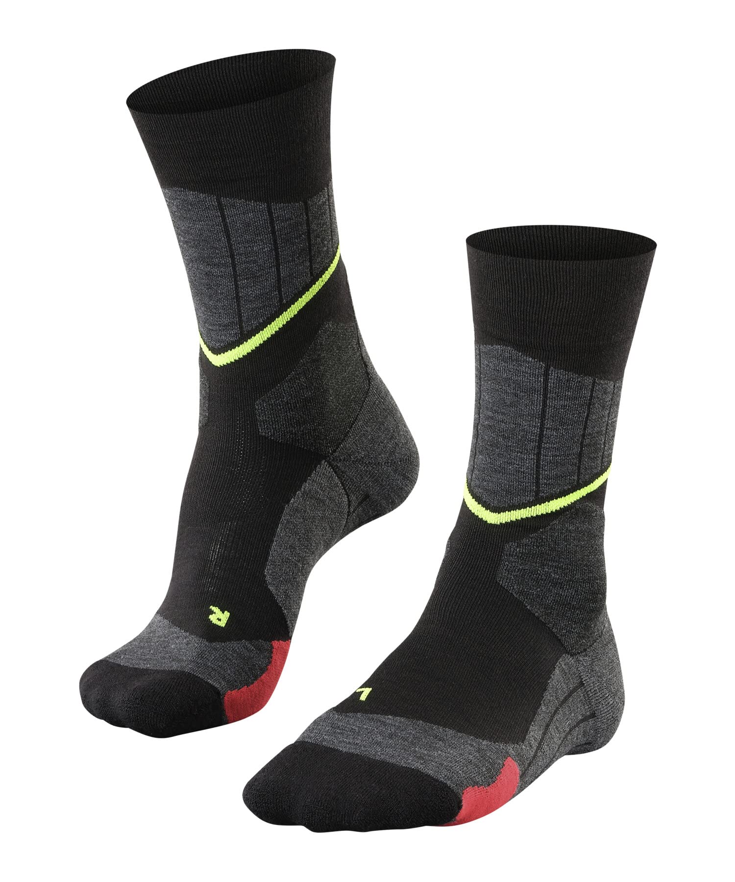 FALKE Men's SC1 M So Wool Warm Thick 1 Pair Skiing Socks, Black Black-Mix 3010, 5.5-7.5