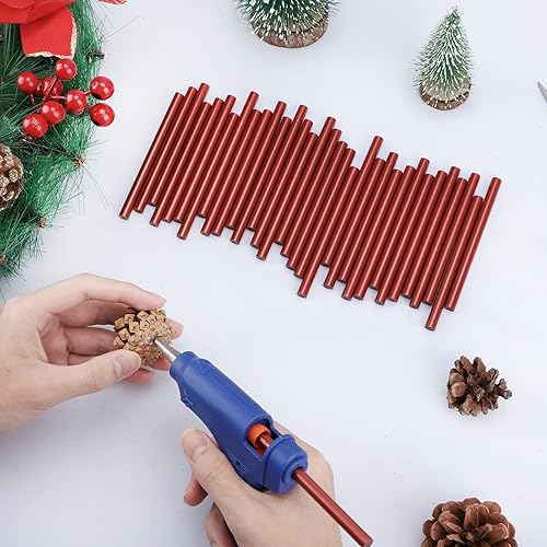 Miniatura 73 de ENPOINT Barras de pegamento caliente de color dorado metálico, tamaño completo, 36 unidades de 4 pulgadas de largo x 0.43 pulgadas de diámetro