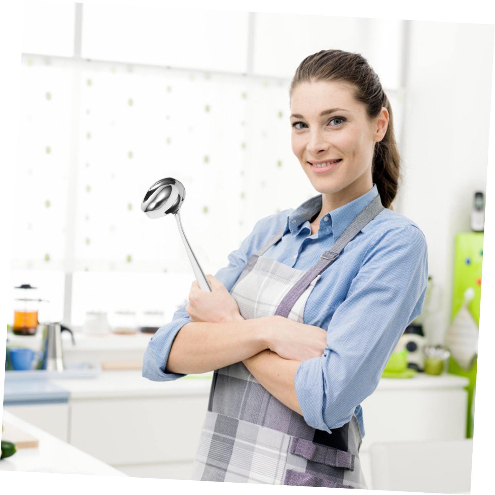 GRIRIW Small Appetizer Spoons Drizzle Sauce Spoon Creative Tableware Kitchen Cutlery Slotted Stainless Steel