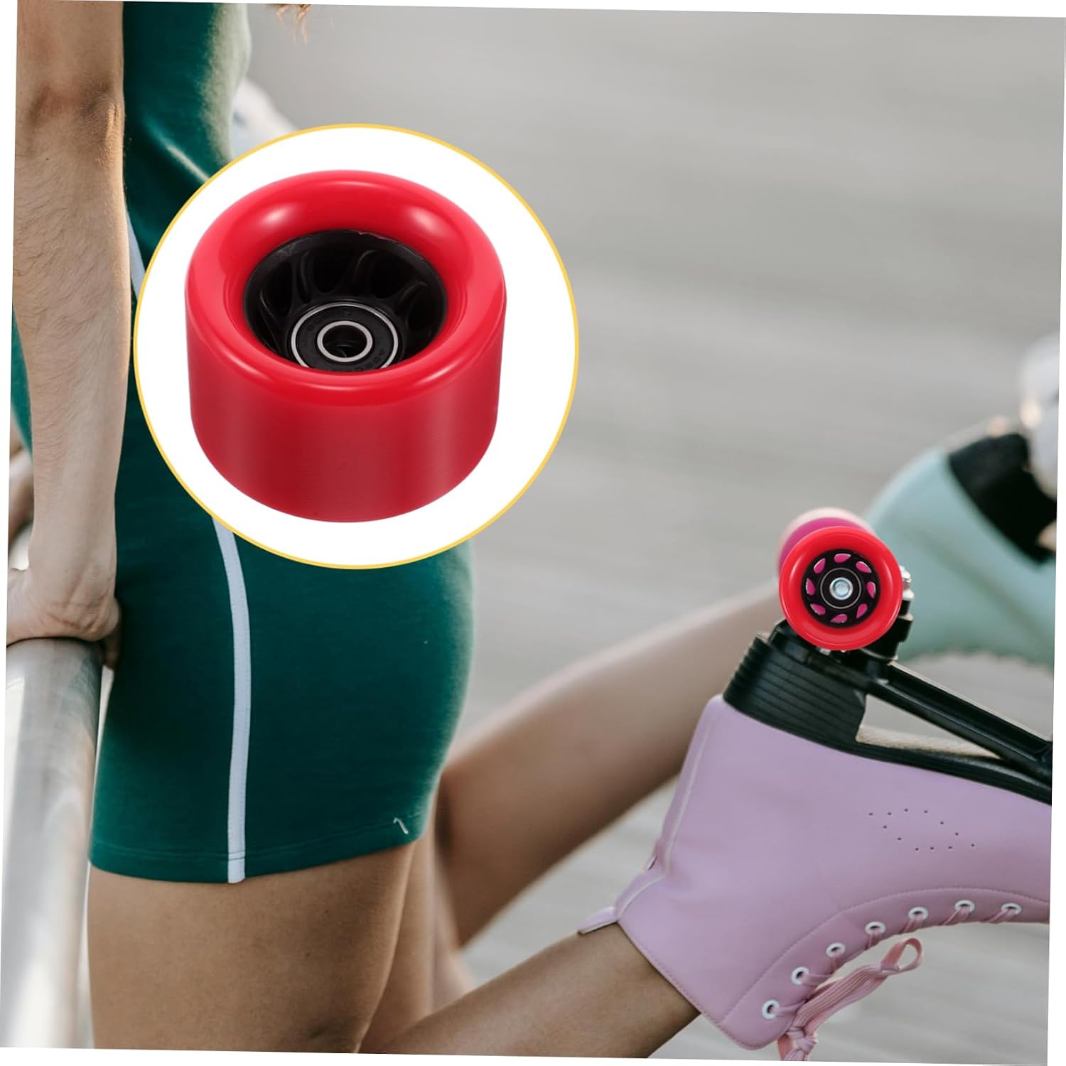 Hemoton Skating Accessories Speed Skates Wheels Wide Roller Wheels for Roller Skates Skateboard Tool