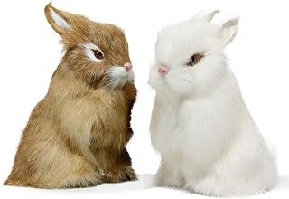 Realistic Furry Easter Bunny Decorations