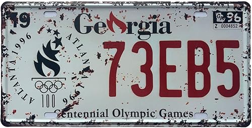 Miniatura 29 de Placa de matrícula de Wyoming de aluminio, placa decorativa de automóvil novedosa, placas de matrícula de 12"x6" para el frente del automóvil, placa