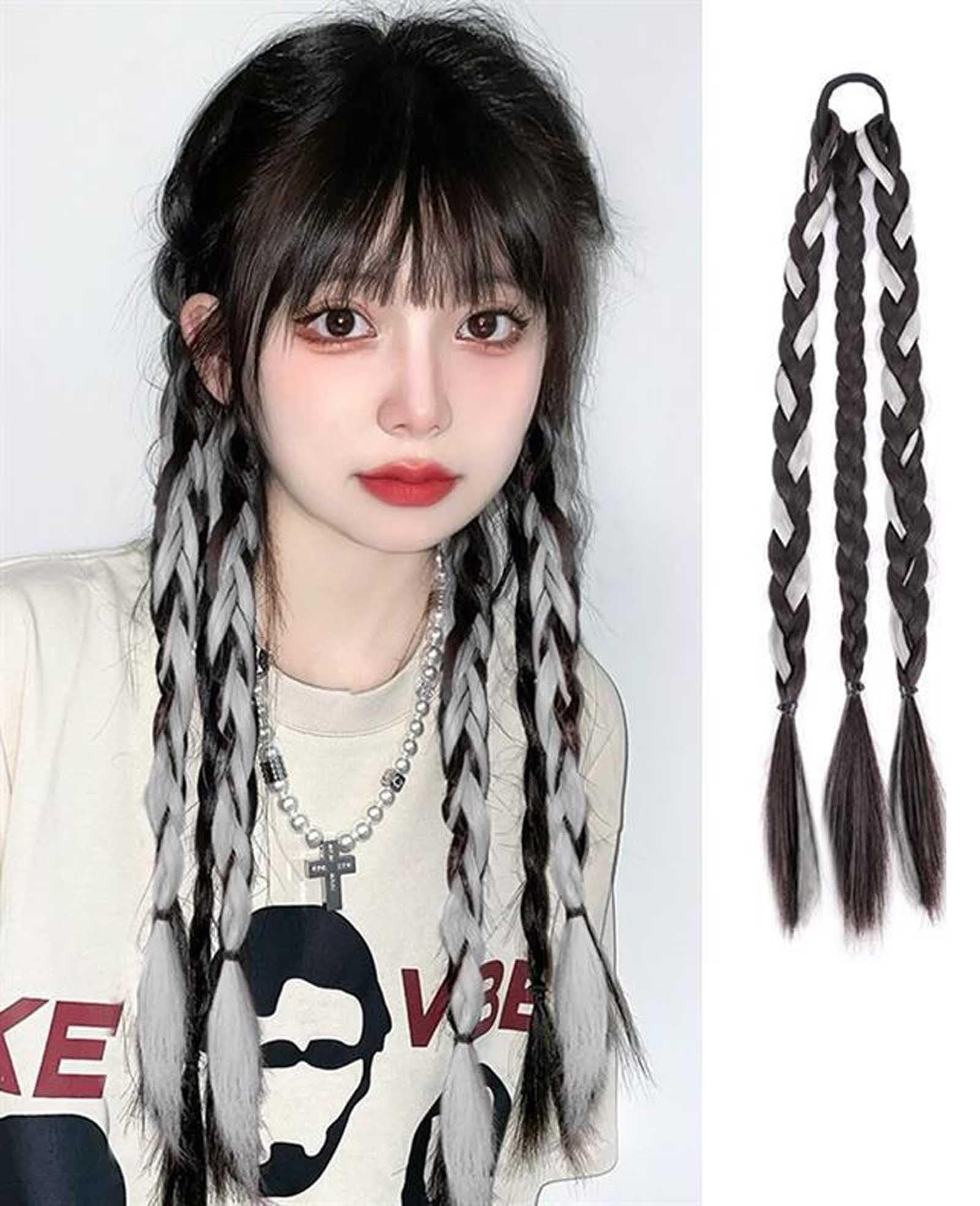 グレー 編み込みデザイン 3個セット 71gTkaV659L.jpg