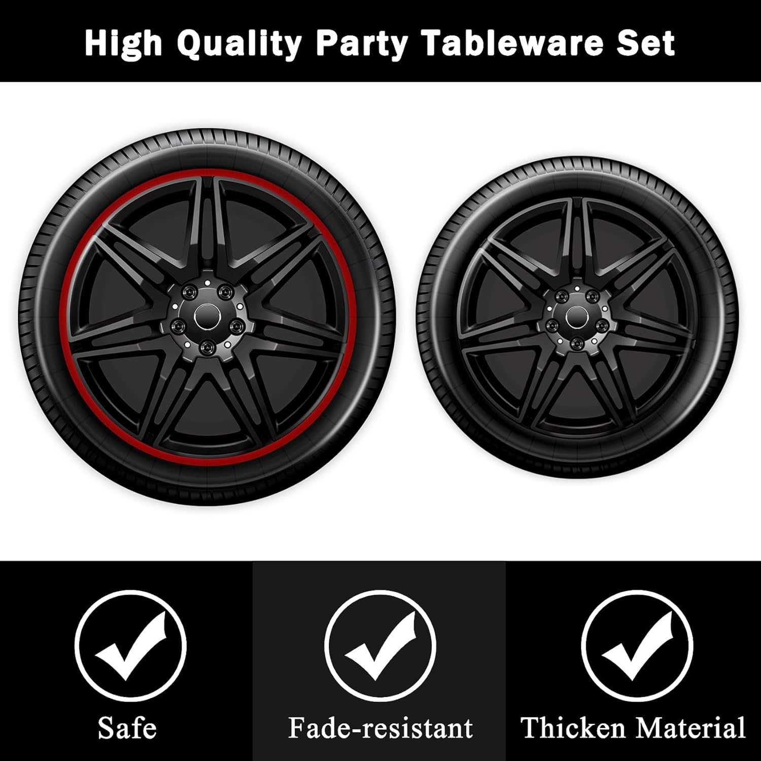 96 Pcs Race Car Plates and Napkins Party Supplies Race Car Birthday Party Decorations Race Car Party Favors Race Car Party Supplies for Boys - Image 7