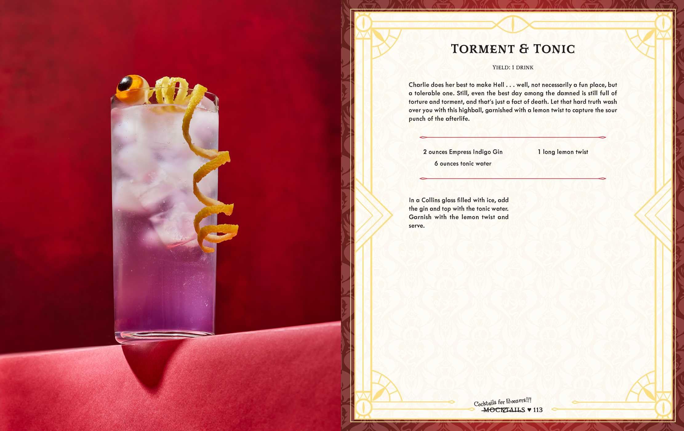 Hazbin Hotel Bar Book: Drinks and Snacks for Wayward Sinners