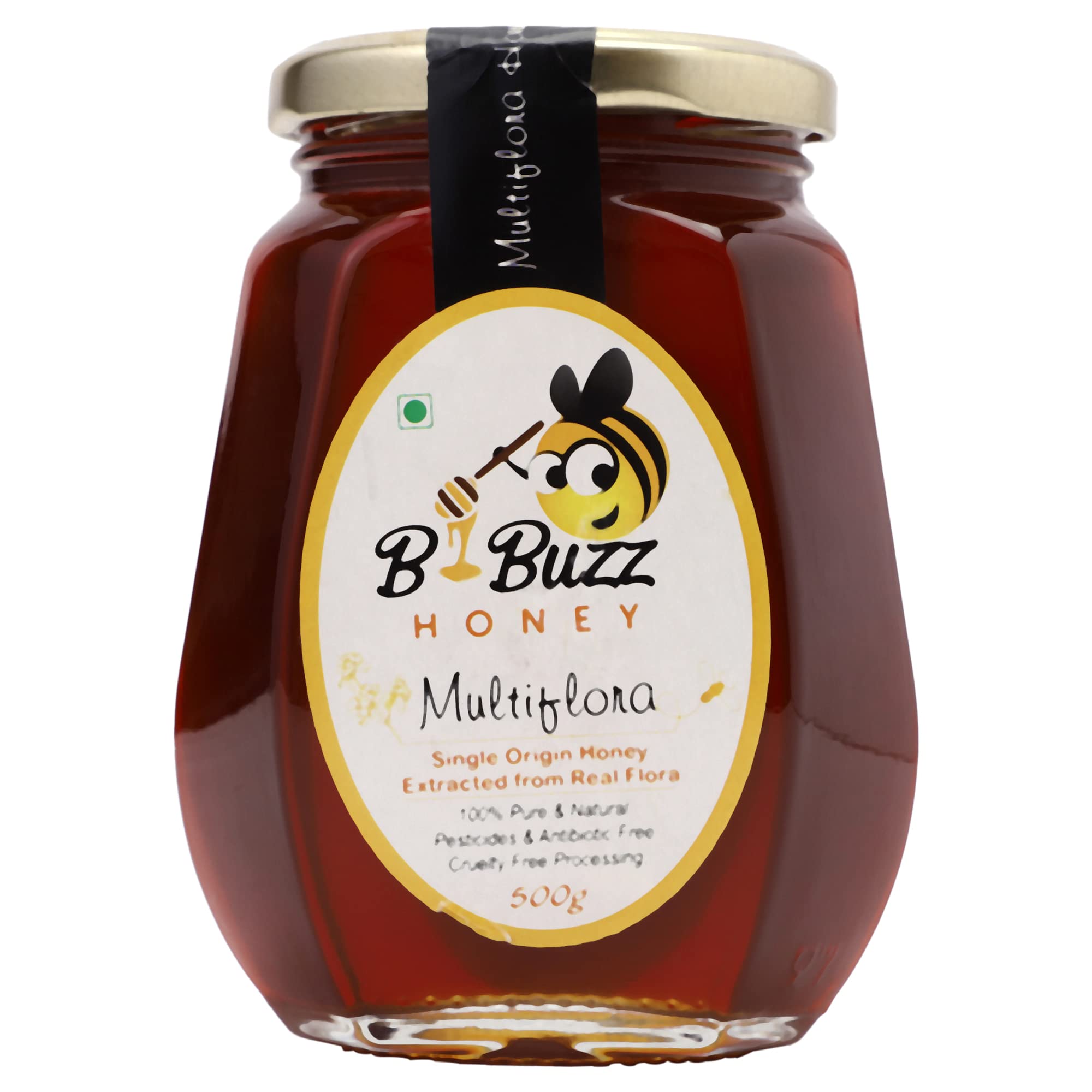 BBuzz Raw Multi-Flora Honey | 100% Pure & Natural | Himalayan Wildflower Nectar | Unprocessed & Cold Extracted | Immunity Booster | No Added Sugar