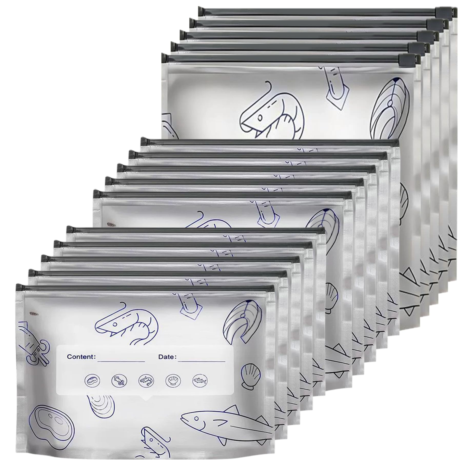 Bolsas de papel de aluminio resellables que evitan el desperdicio de frutas secas y carnes