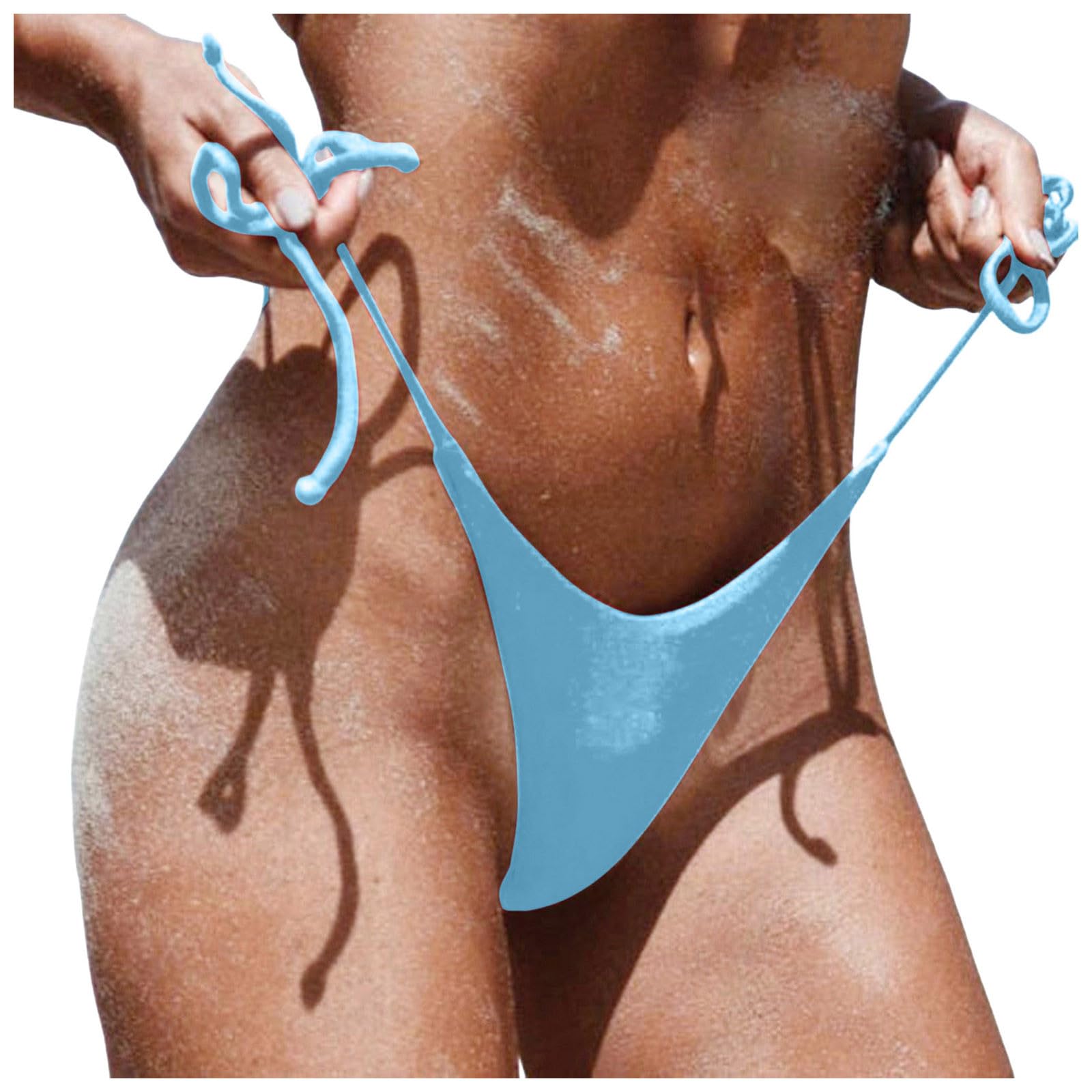ZYPAINIY Bikini Menstrual Mujer Baño, Bañador Menstrual Niña Cómodas Suaves Bragas Trajes de Baño 2024 Menstruales Sexy Bañador Talla Grande V-Shape Bañadores Baño Flujo Abundante Tanga