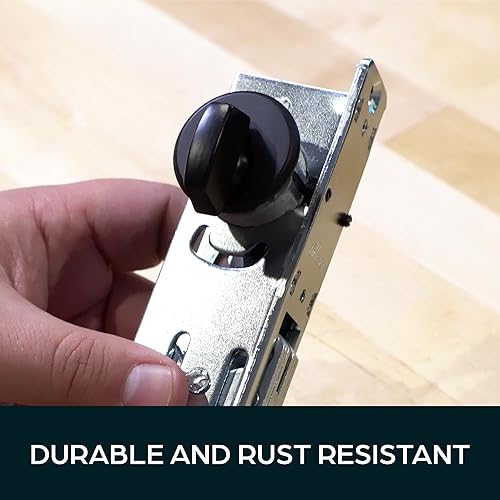 Miniatura 5 de Summit DOORWARE Cerradura de cerrojo de embutir con llaves  Piezas de repuesto de cerradura de puerta estilo rito Adams  Kit de reemplazo de