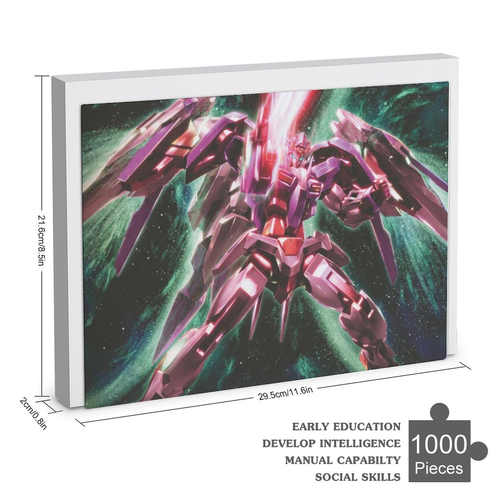 ガンダム ダブルオー ジグソーパズル Amazon】当時物 ビバリー 1000p