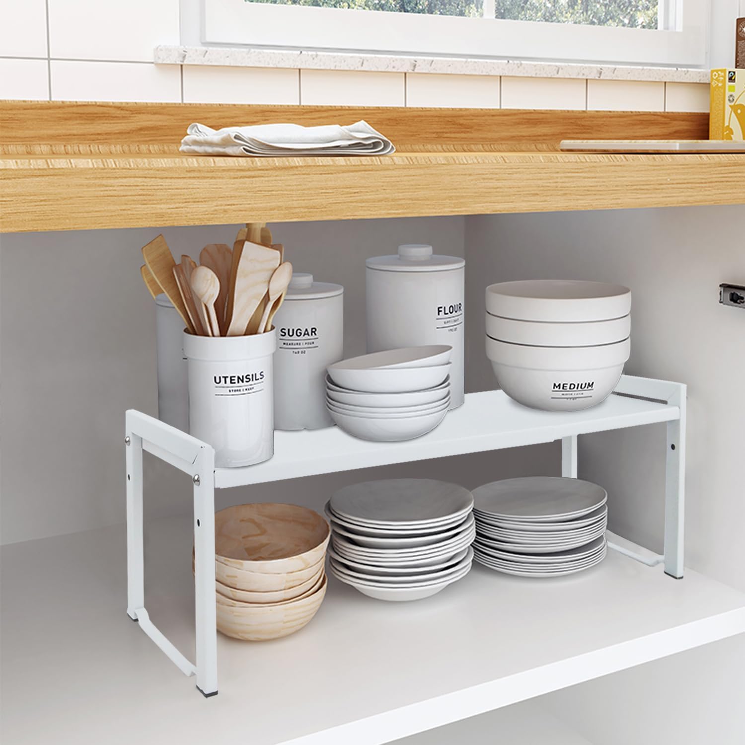 PortaspezieOrganizer da cucina espandibile e impilabile, adatto per riporre la casa e la cucina | Leroy Merlin