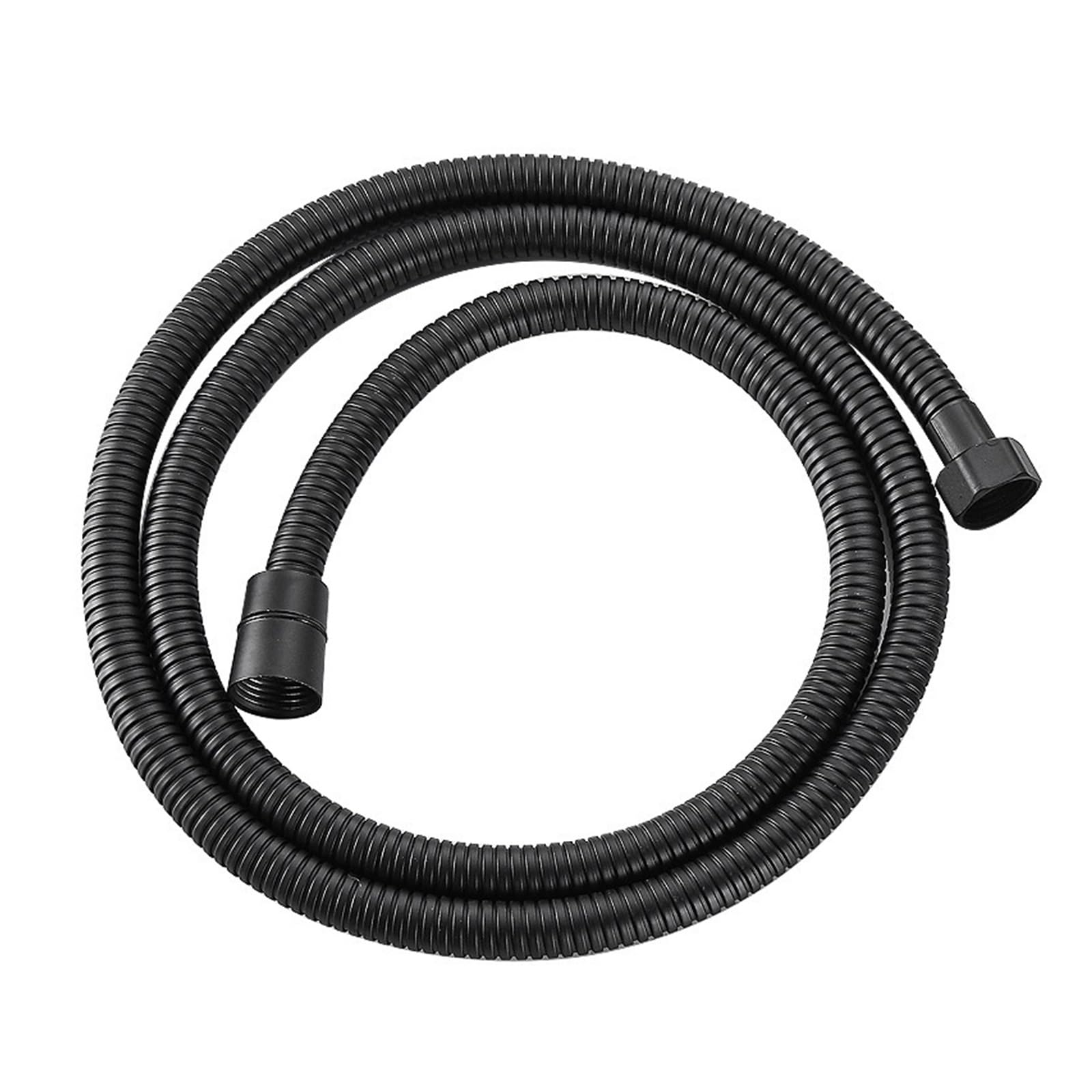 Duschschlauch, Stainless Steel Flexible Shower Hose 1/2 Inch Connector 150cm/200cm Multicolor(Black,1.5M Hose)