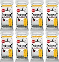 Prudence Efeito Retardante 64und - Kit Camisinhas Preservativo 8 Pacotes com 8 Unidades Cada - Lubrificado - Hipoalergênico - Latex - Normal 52mm - Adulto - CONDOM - Preservativo