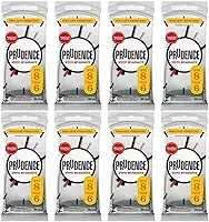 Prudence Efeito Retardante 64und - Kit Camisinhas Preservativo 8 Pacotes com 8 Unidades Cada - Lubrificado - Hipoalergênico - Latex - Normal 52mm - Adulto - CONDOM - Preservativo