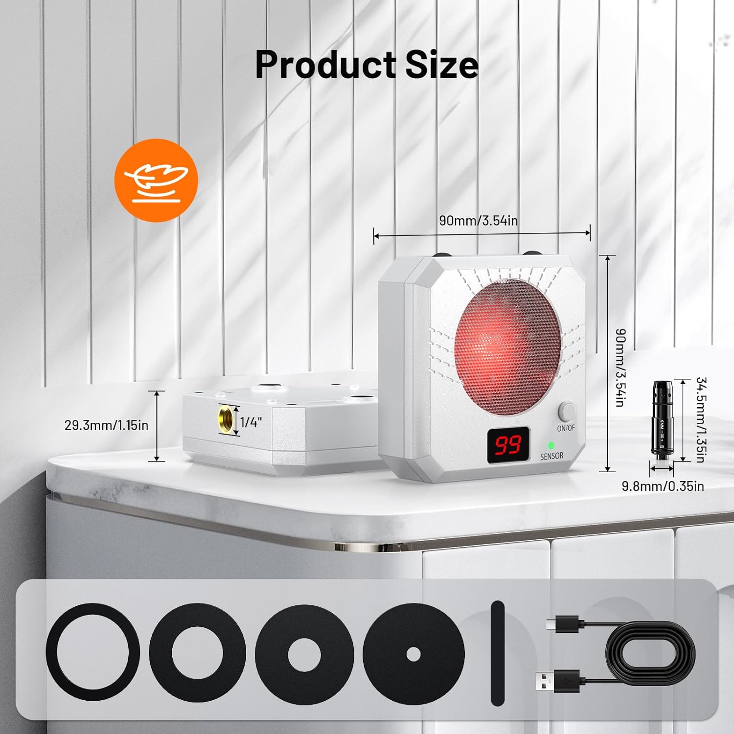 Laser Target 9MM Laser Training Cartridge Dry Fire Training System in 5 Difficulty Levels for Dry Fire Practice Electronic Target for Shooting Training