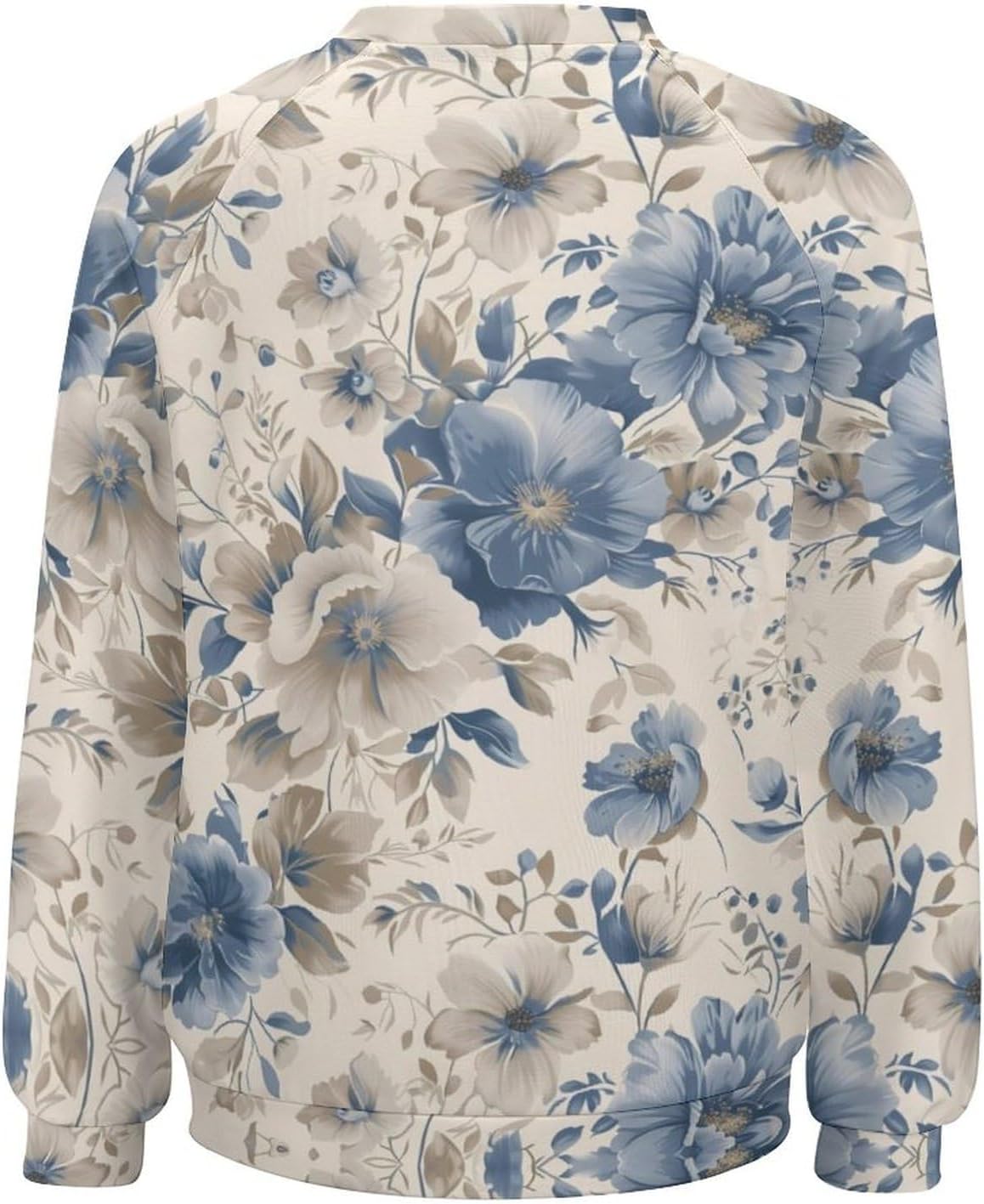 Womens Floral Sweatshirts 3D Graphic Printed Long Sleeve Pullover Shirts Y2K Trendy Tunic Tops for Girls - Image 5