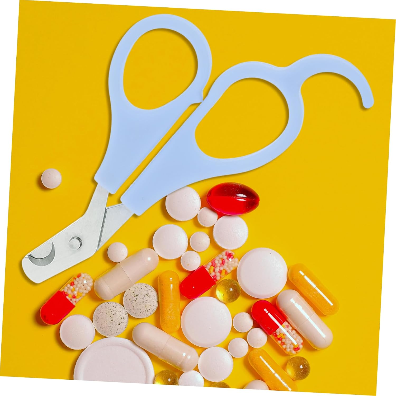 Portable Medicine Cutter Scissor Accurate Medication Splitter for Various Lightweight and Safe Cutting Tool for Travel for Cutting and Versatile Use