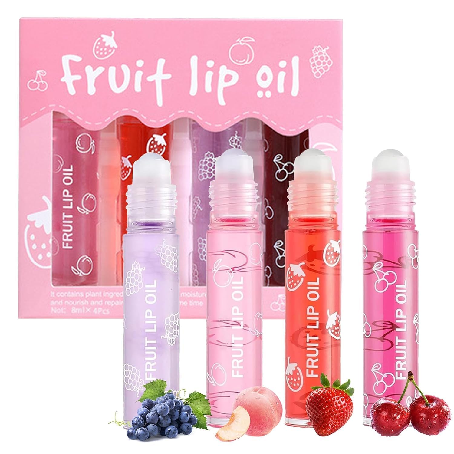 SMART BEAUTY Fruity Lip Gloss for Luscious | Lip Gloss for Women | Hydrating & High Shine | Lightweight | Enriched with Vitamin-E, Hyaluronic Acid & Fruits Essence Korean Beauty Lip Care for Smooth & Radiant Lips-image-44