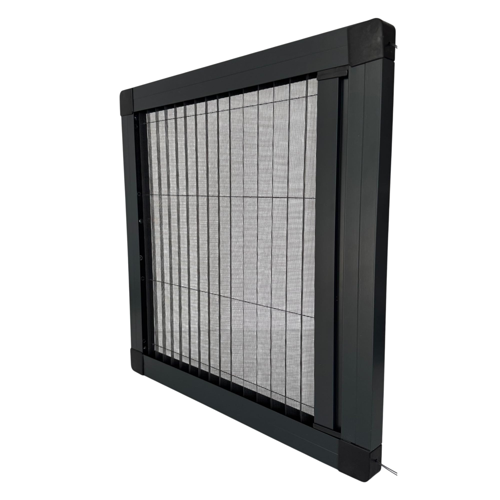 Plissee Fliegengitter nach Maß | Individuell konfigurierbarer Insektenschutz für Fenster, Türen & Dachfenster | Aluminiumrahmen | Optional ohne Bohren