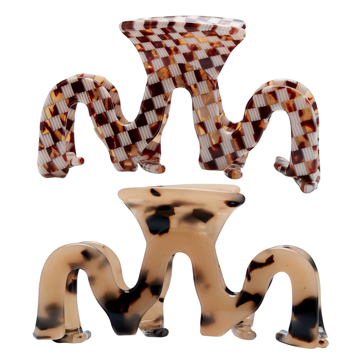 Large Tortoise Shell Claw Clip - Stylish Hair Accessory