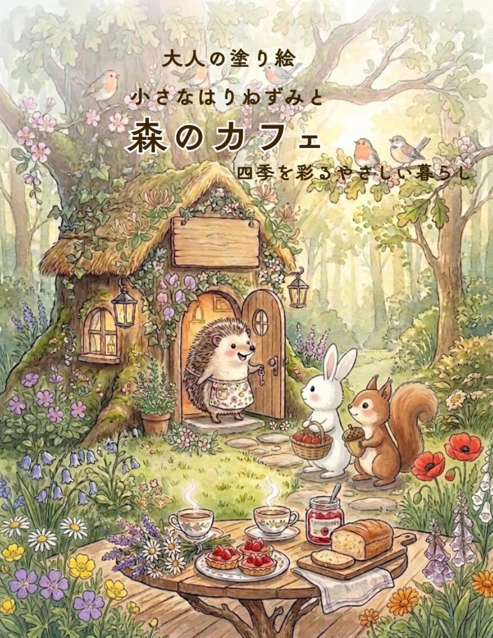 小さなはりねずみと森のカフェ: 四季を彩るやさしい暮らし (小さなはりねずみの森シリーズ)