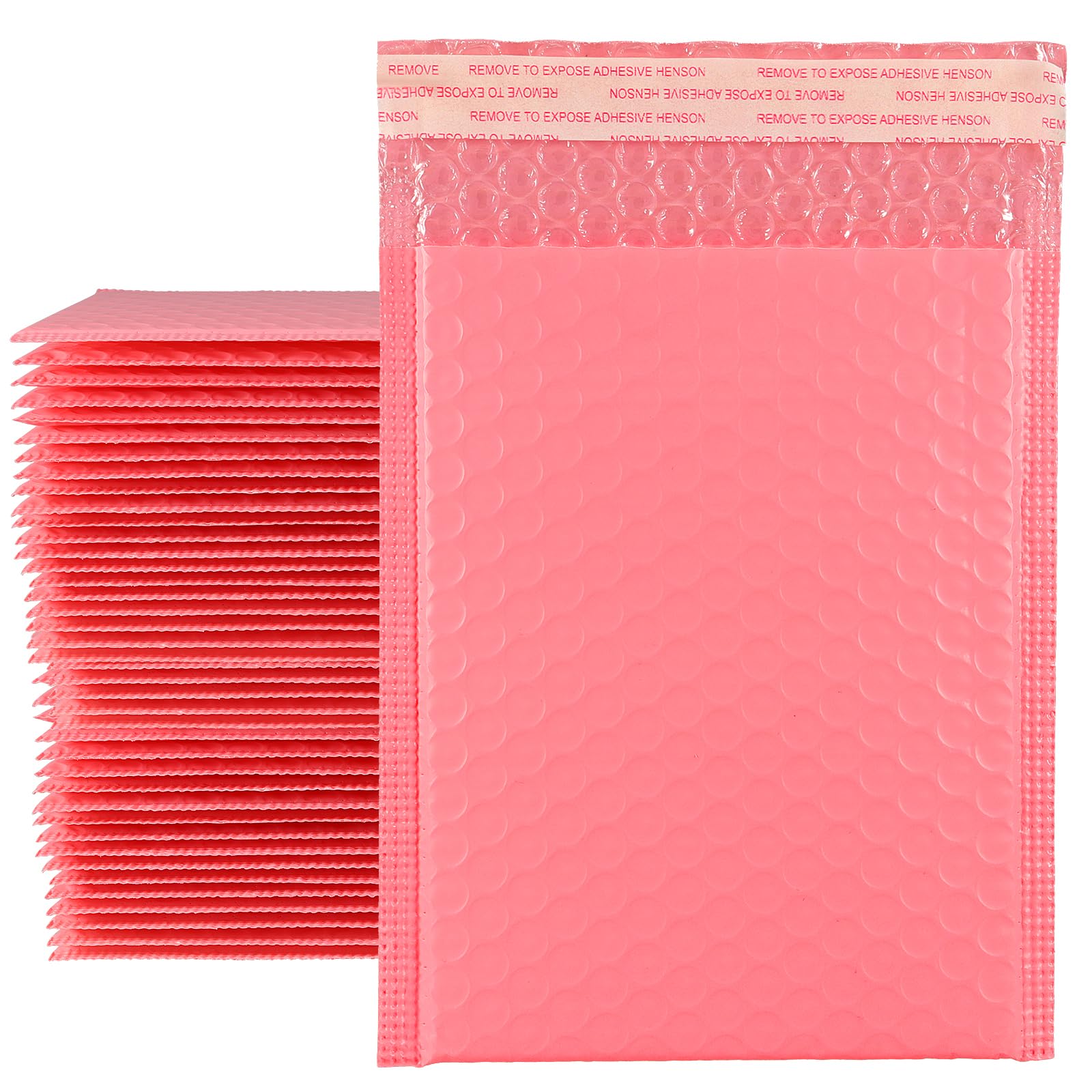 Lot de 30 enveloppes à bulles A4 roses en polyéthylène, enveloppes rembourrées auto-scellantes 29 x 36 cm, enveloppes à bulles imperméables pour l'envoi postal, l'emballage des petites entrep