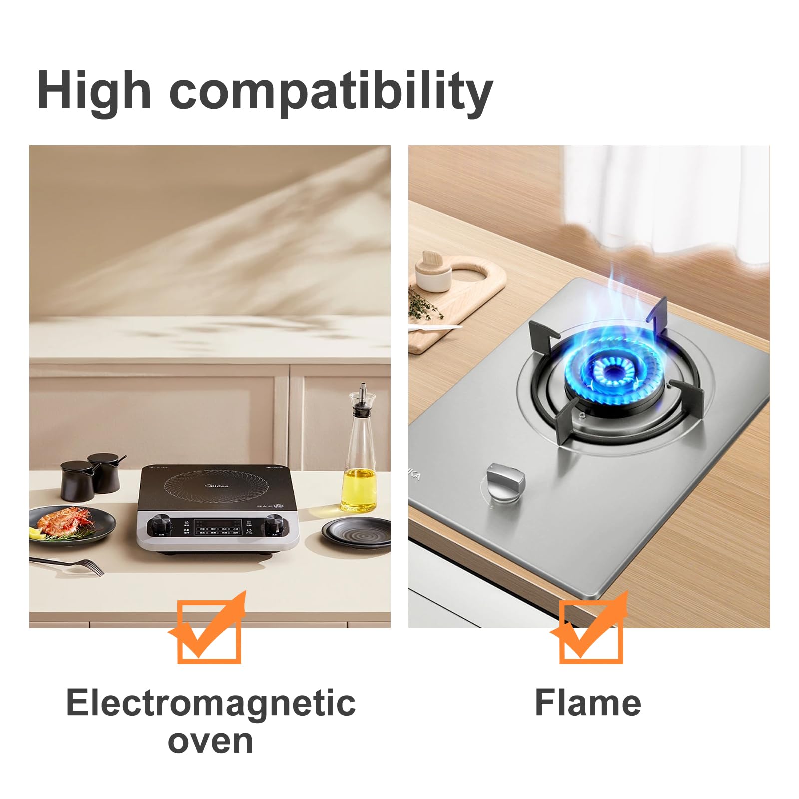 Doppelseitiger Bratpfanne Quadratische,Antihaft Pfanne Doppelseitig Mit Anti Verbrühungsgriffen,Ungemustert Aluminium Toastpfanne für Toaster Frühstück Camping