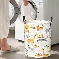 Vista 18 de Butterfly Laundry Hamper Large Collapsible Laundry Baskets with Handles Easy Carry Round Storage Basket Dirty Clothes Hamper Blanket Basket for