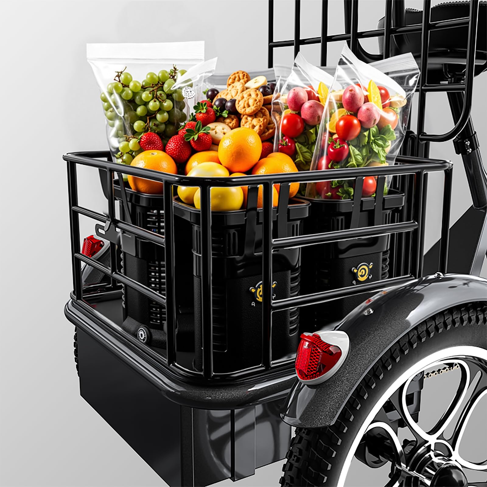 Cysum Triciclo Elettrico Pieghevole Per Adulti – Bici Elettrica A 3 Ruote Con Batteria 48V 22Ah (1056Wh) E Autonomia 150 Km