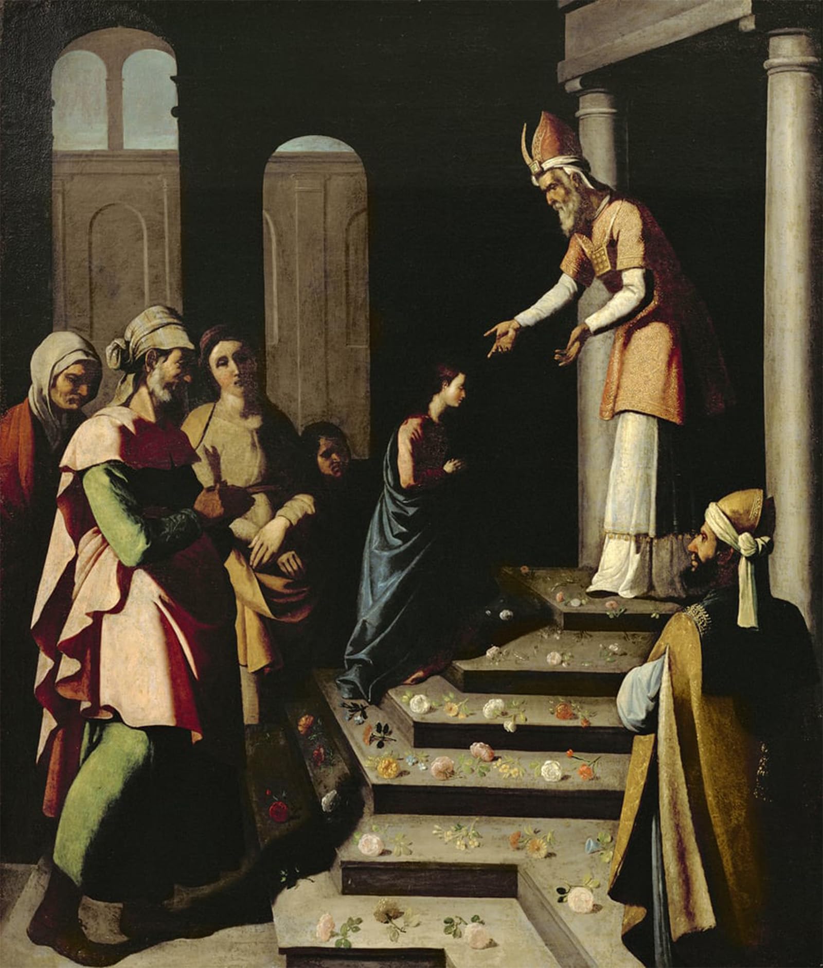 POSTERIIk Famous Print Pop Art Wall Art Graffiti Presentation of the Virgin in the Temple by Francisco De Zurbaran Art Prints for Home Decor 60x90cm