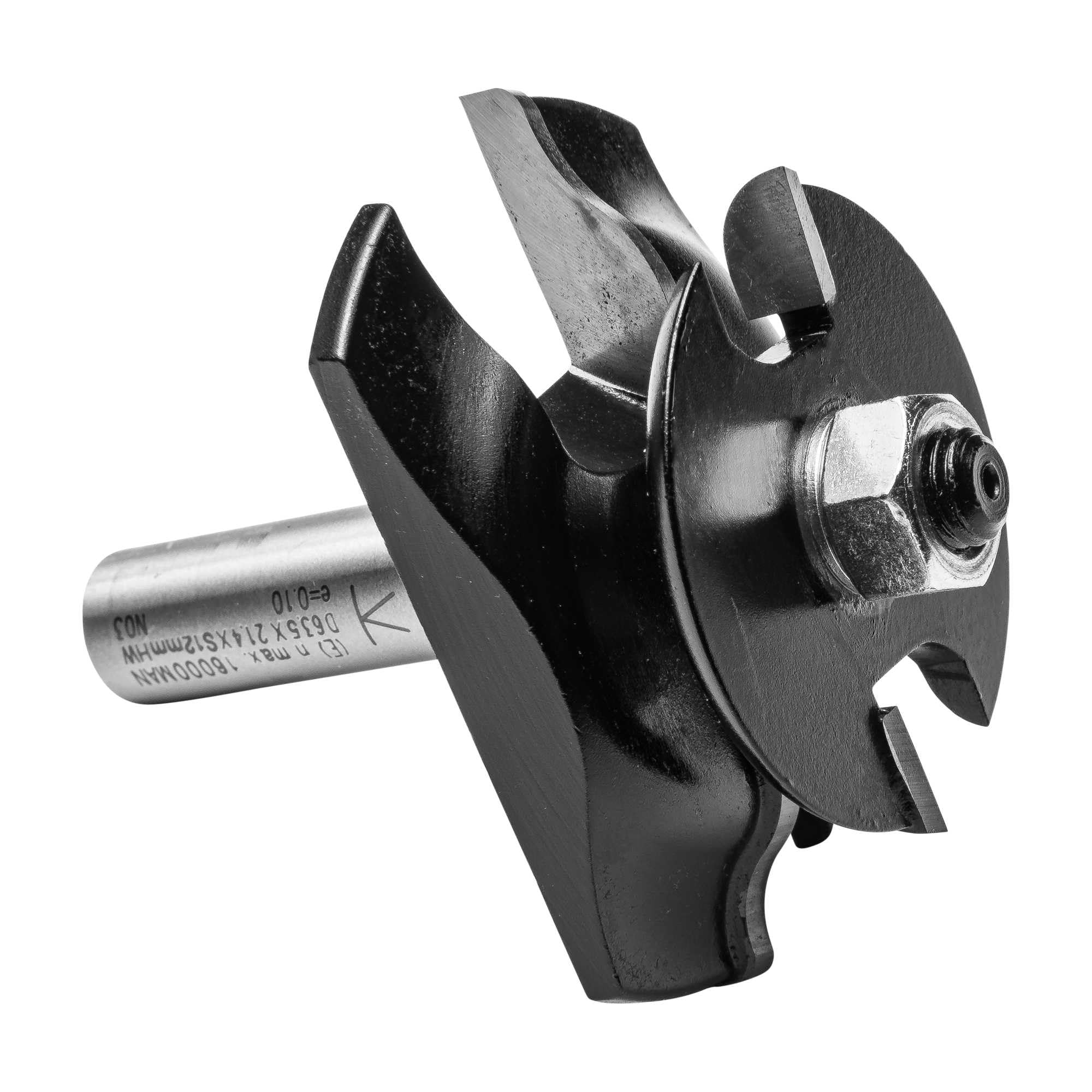 ENT 11010 Fresa per incastri carburo, gambo (S) 8 mm, diametro (D) 20 mm, NL 20 mm, SL 58 mm, GL